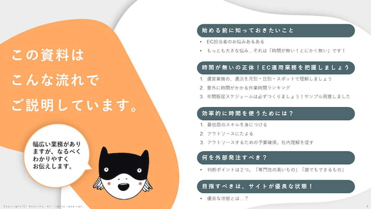 EC運営の基本業務と効率化 EC運営、虎の巻（4枚目）