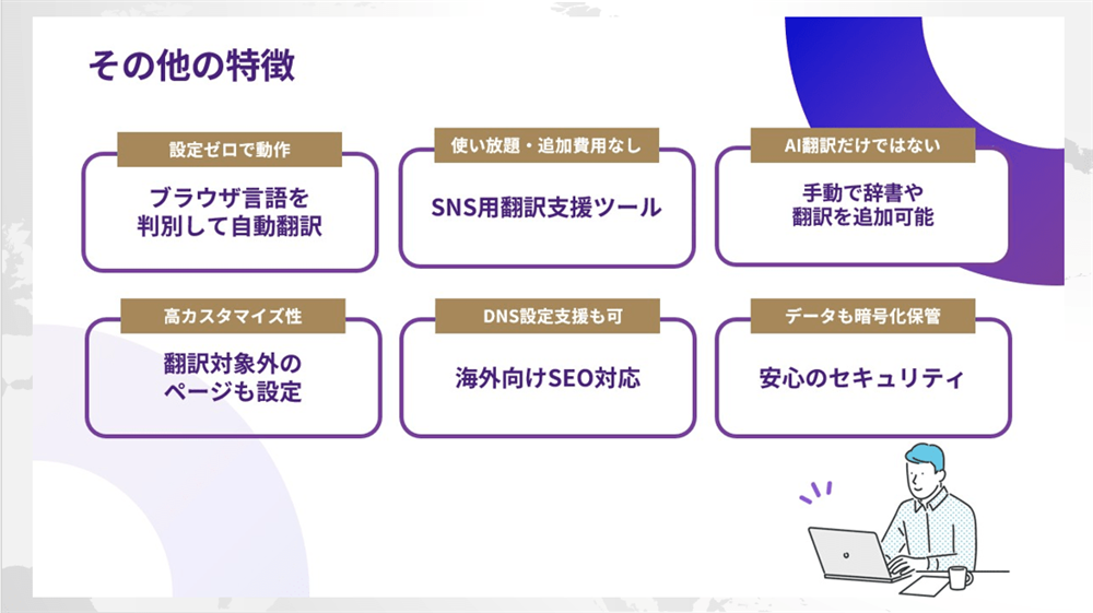 AIシュリーマン主な特徴2