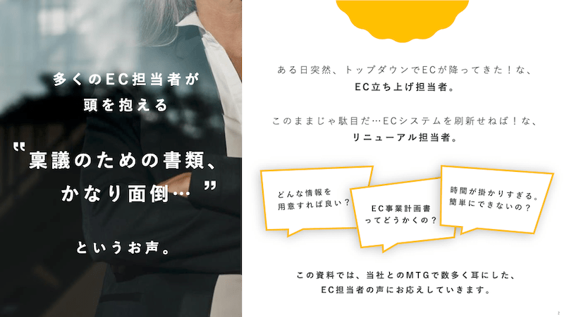 テンプレ付き!EC事業計画書の作り方(2枚目)
